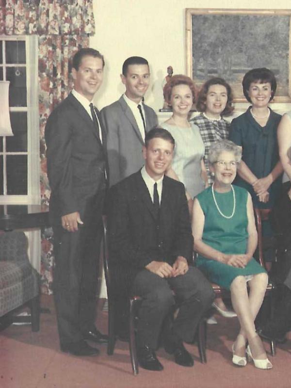 Daddy Dunne and Nola with all their adult kids