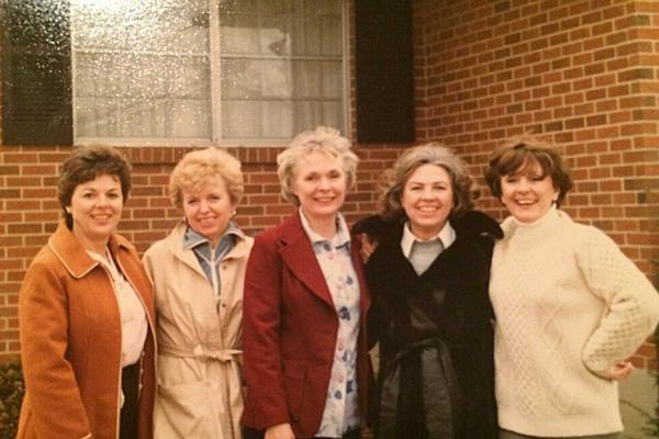 Marg, Marion, Eleanor, Kathleen, Virginia
