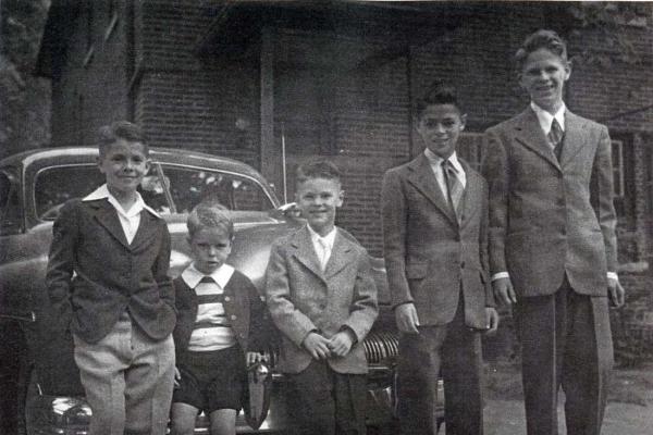 The boys in the backyard at Parkside, Detroit